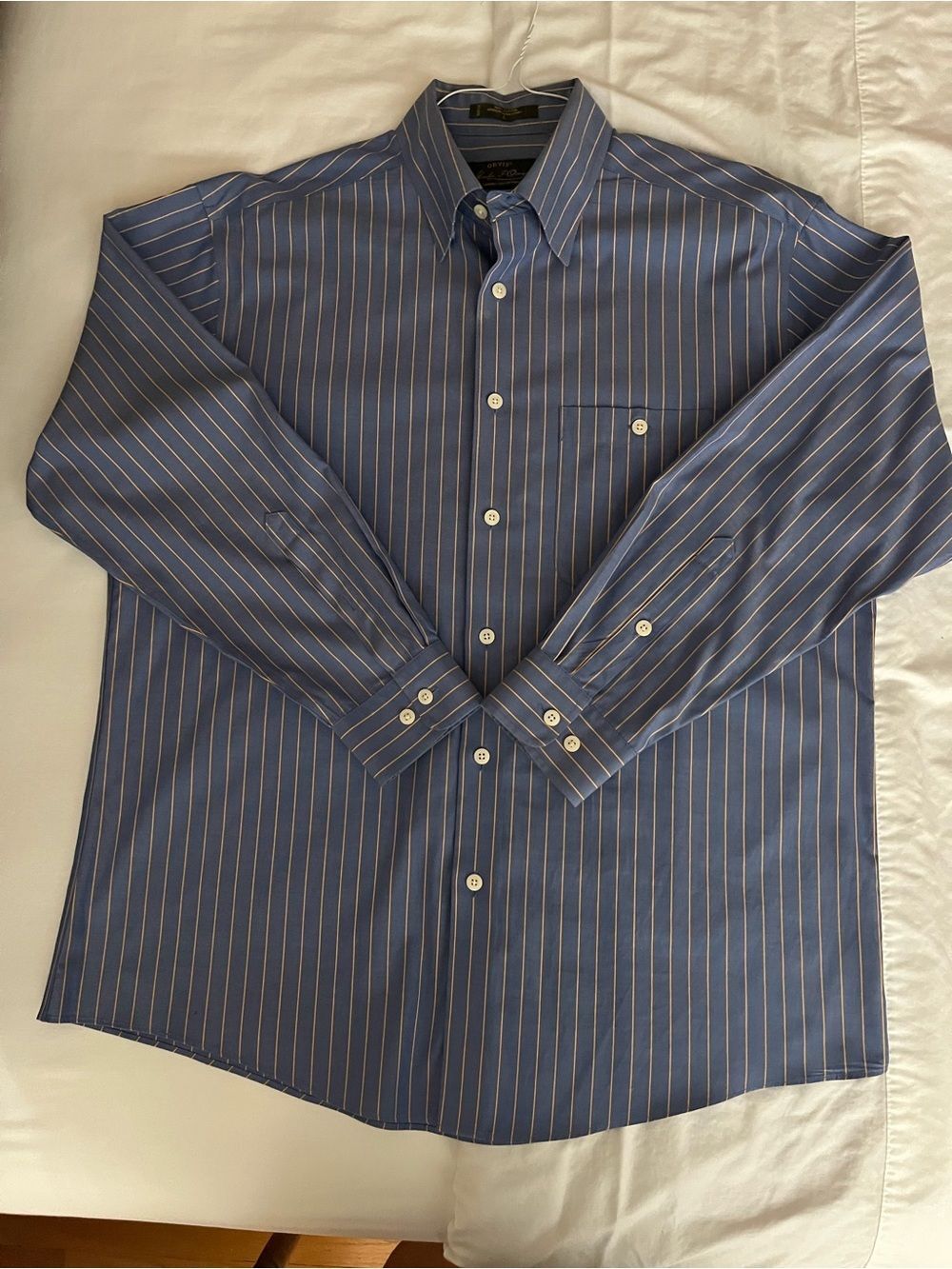 Orvis Charles F. Orvis Signature Collection Men’s L 100% Cotton Button Down